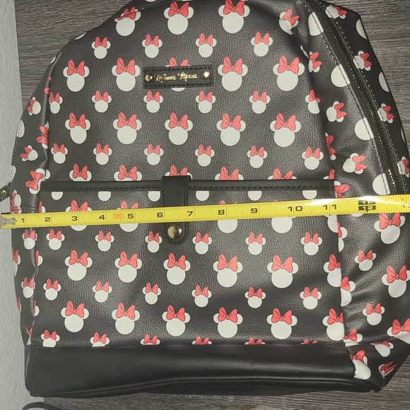 DISNEY MINNIE MOUSE LOGO LARGE BACKPACK BAG GREAT FOR TRAVEL SCHOOL AND MORE - Picture 12 of 13